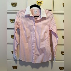 Brooks Brothers Pink Striped Button Down Shirt